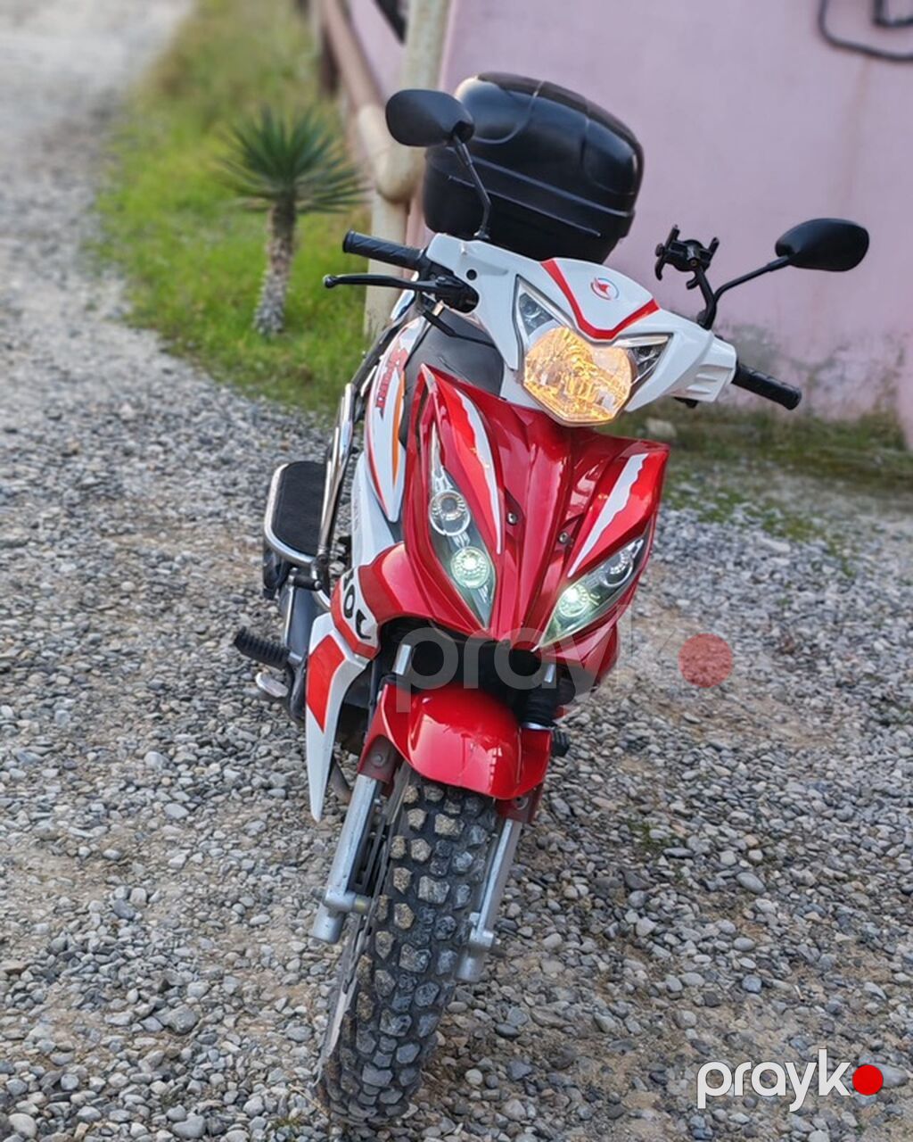 Skuter/moped – SKY 49 “X-Sport” tipli, qırmızı-ağ rəng sxemi ilə — Mopedlər və skuterlər, Digah (3)