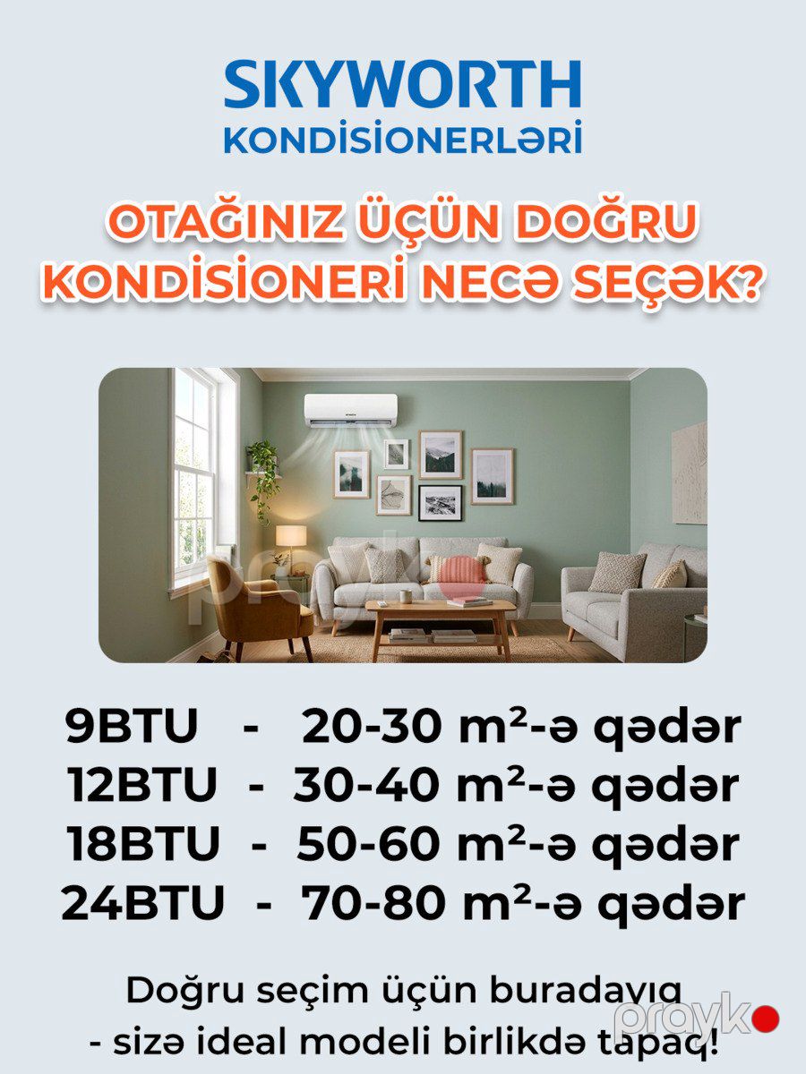 Skyworth kondisionerləri — Ev texnikası, Bakı (3)
