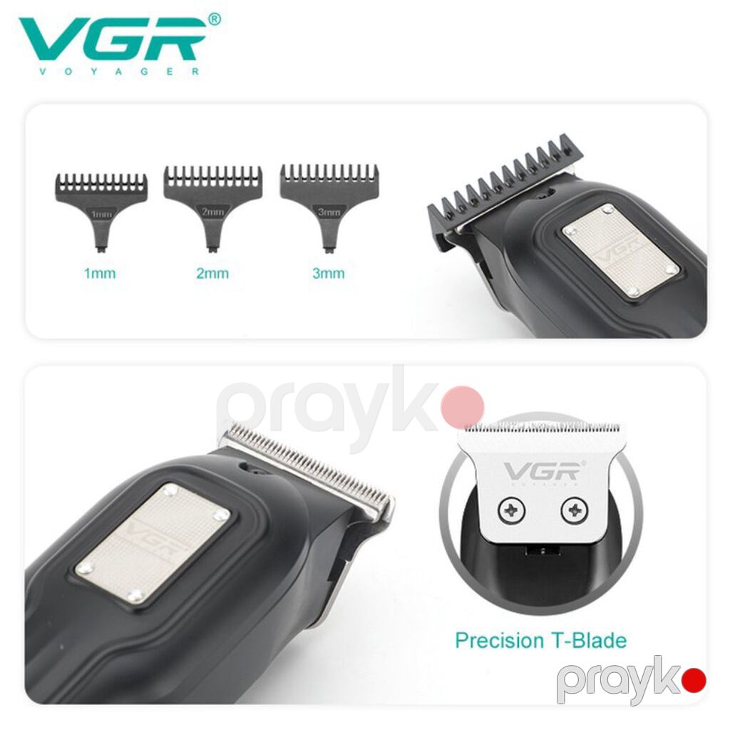 Trimmer VGR 918 - 600mAh / 100 Dəqiqə / 1 Sürət 6500RPM / Cord/Cordles — Saç kəsmə maşınları, Bakı (4)