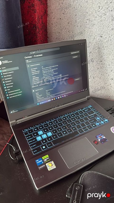 İşlənmiş MSI, 15.6 Intel Core i5, 512 GB, Pulsuz çatdırılma — Bakı