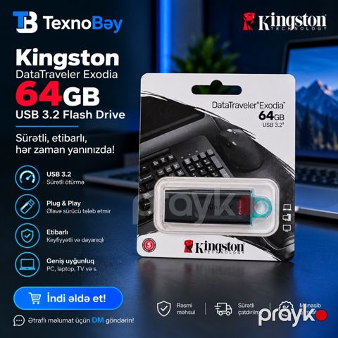 Kingston 64GB — Bakı