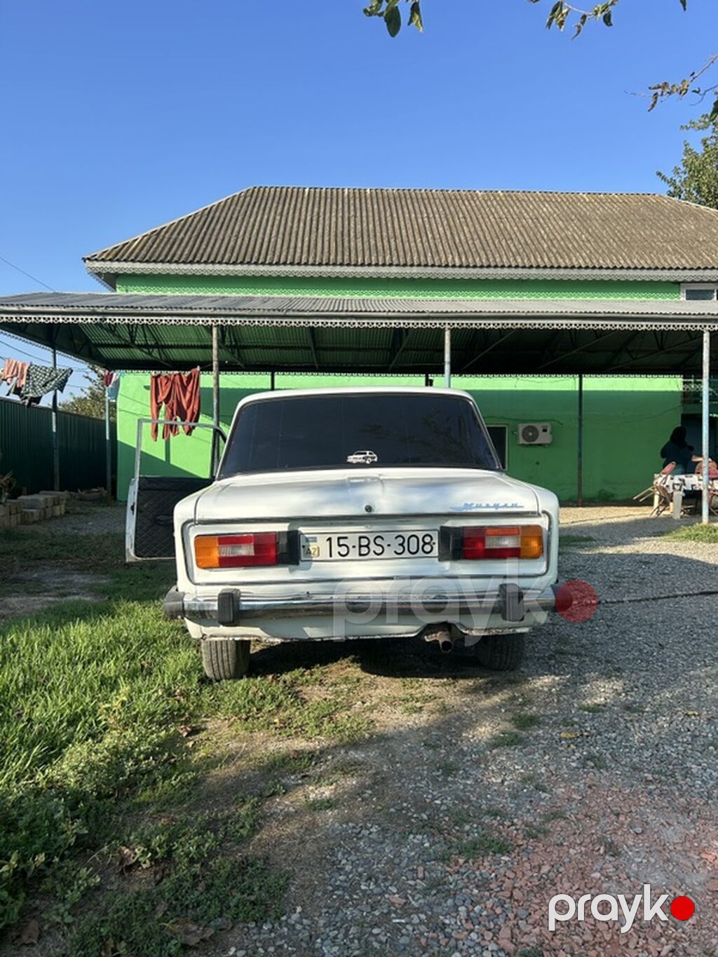 VAZ 2106 sedan, ağ rəng. Klassik kuzov dizaynı, xrom dekor elementləri — Avtomobillər, Sumqayıt (3)