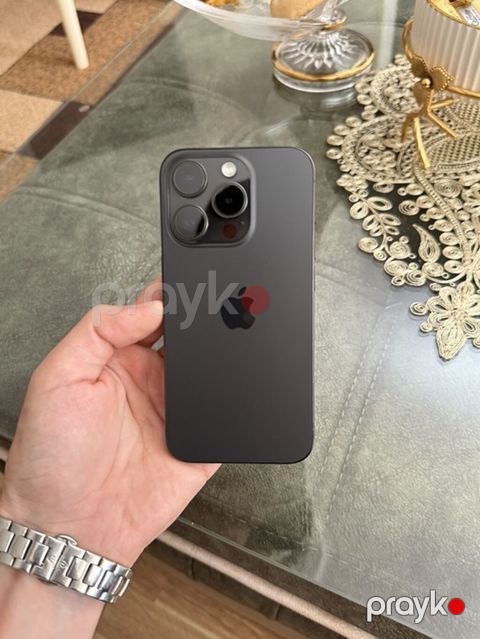 IPhone 15 Pro, Black Titanium, Face ID — Bakı