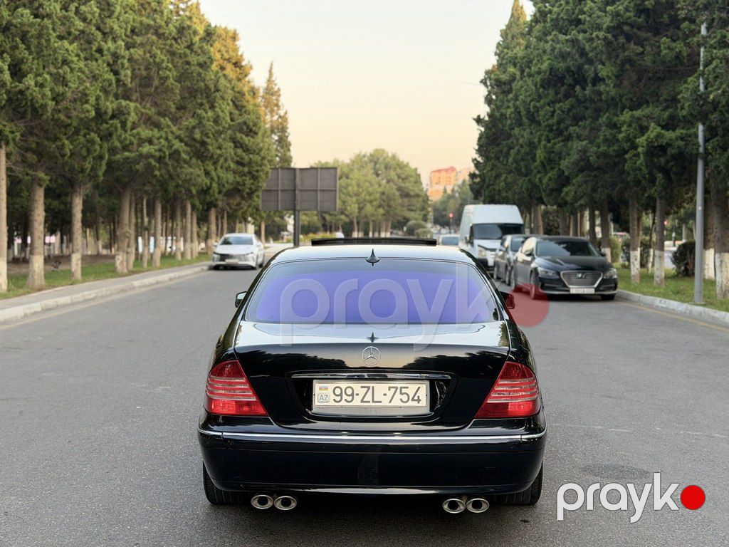 Mercedes S 350, 3.7 L, 2003 il, 320 877 km — Avtomobillər, Sumqayıt (9)