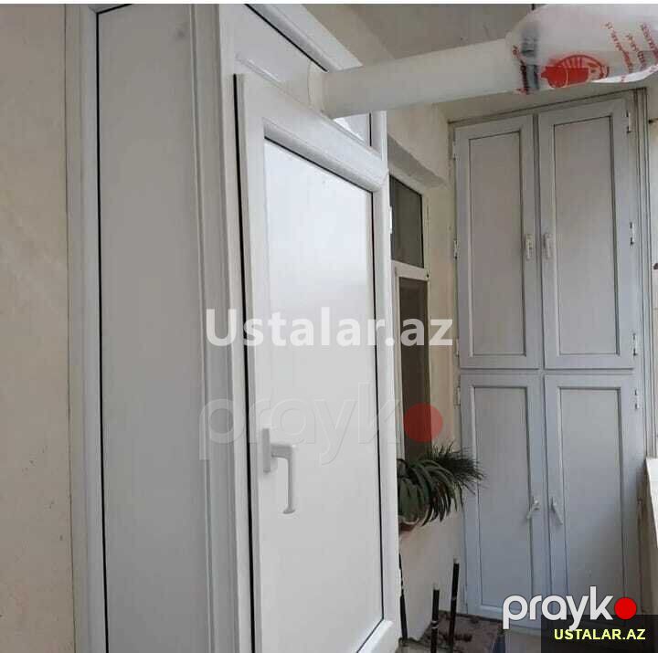 Plastik qapı və pəncərə sifarişi — Pəncərələr, qapılar, balkonlar, Bakı (4)