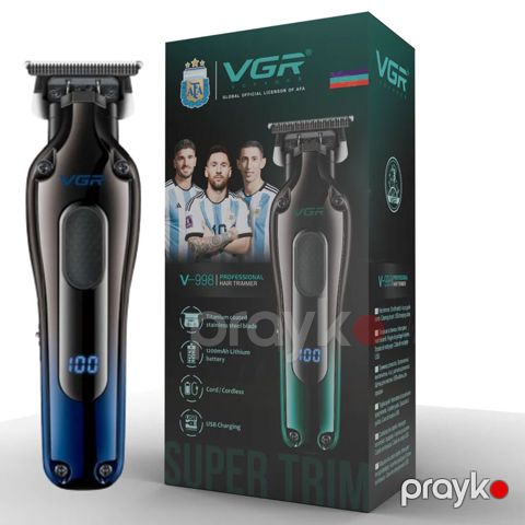 Trimmer VGR 918 - 1200mAh / 180 Dəqiqə / 2 Sürət - 6500RPM — Bakı