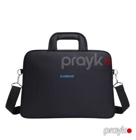 Kişilər üçün çiyin çantası 392393394_qara, poliester, qara — Bakı