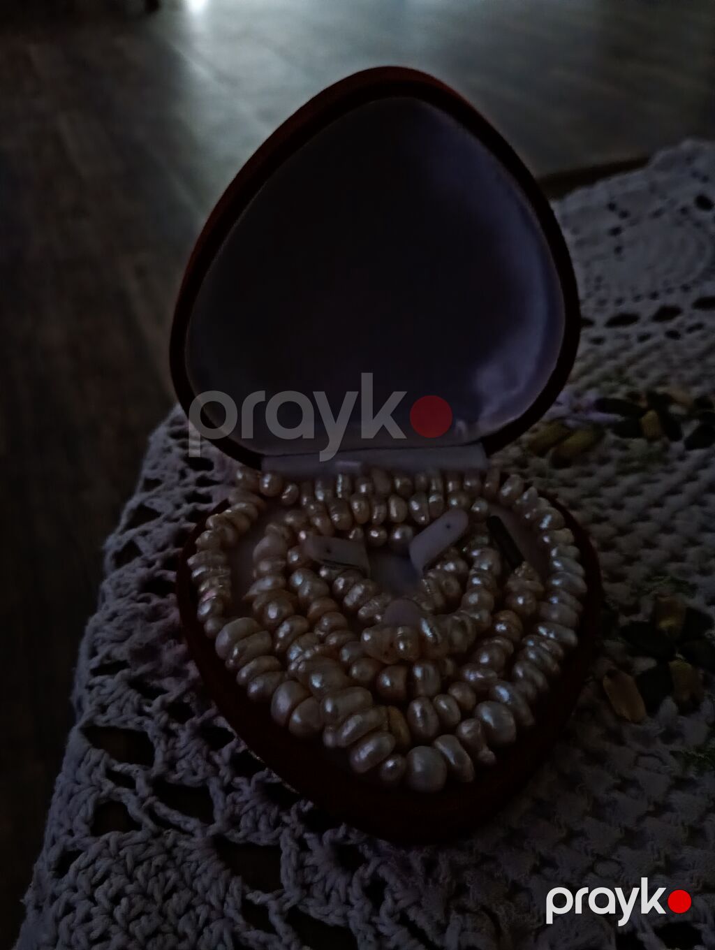 Təbii mirvari boyunbağı dəsti - Material: təbii şirin su mirvarisi — Təklifler, Digah (2)