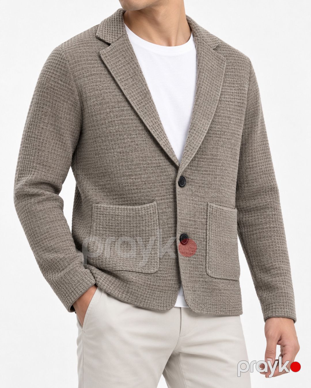 Kişilər üçün kardiqan, bej, pambıq/trikotaj, ölçü XXL — Mallar, Bakı (3)