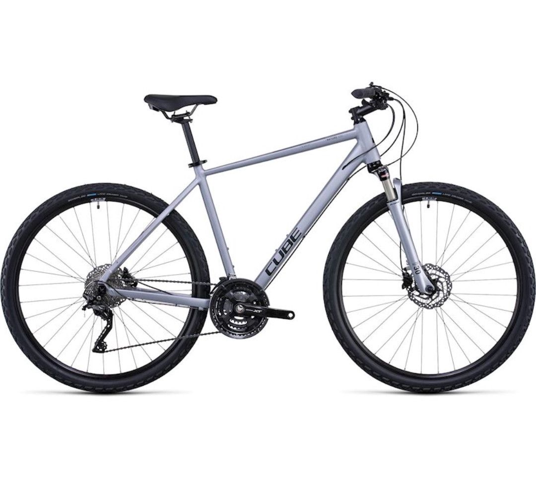Şəhər velosipedi Cube Nature EXC 2TKR_3164, 28", ölçü M, Polarsilver/Black — Velosipedlər, Bakı (2)