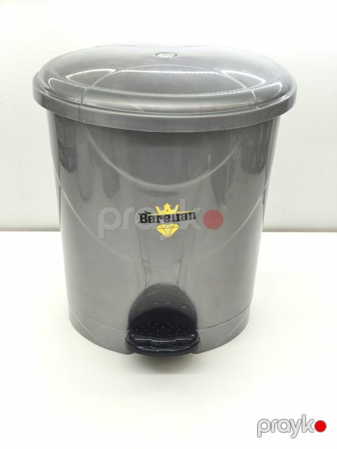 Zibil qabı BYZ-034, plastik, boz, 12 l — Bakı