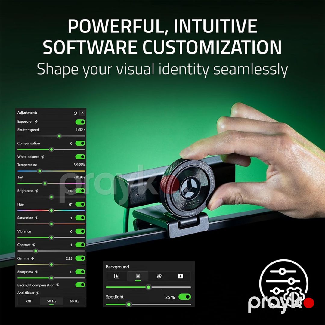 Razer Kiyo V2 - 4K Webcam — Periferik cihazlar, Bakı (6)