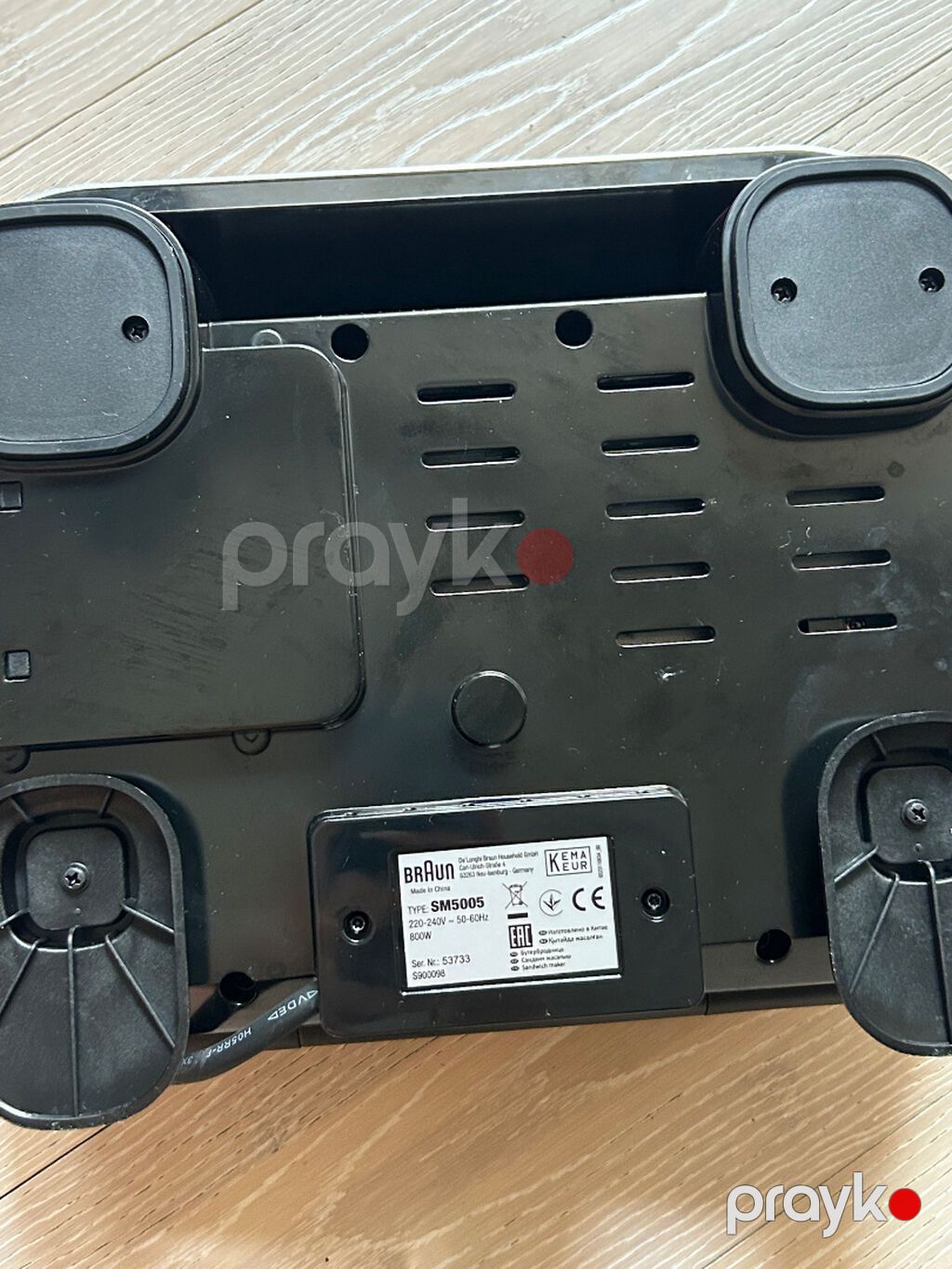 İzqara Braun SM5005 Yenidir. Əla vəziyyətdə. Satılma səbəbi: lazım — Toster və vaflyasıcı, Bakı (3)