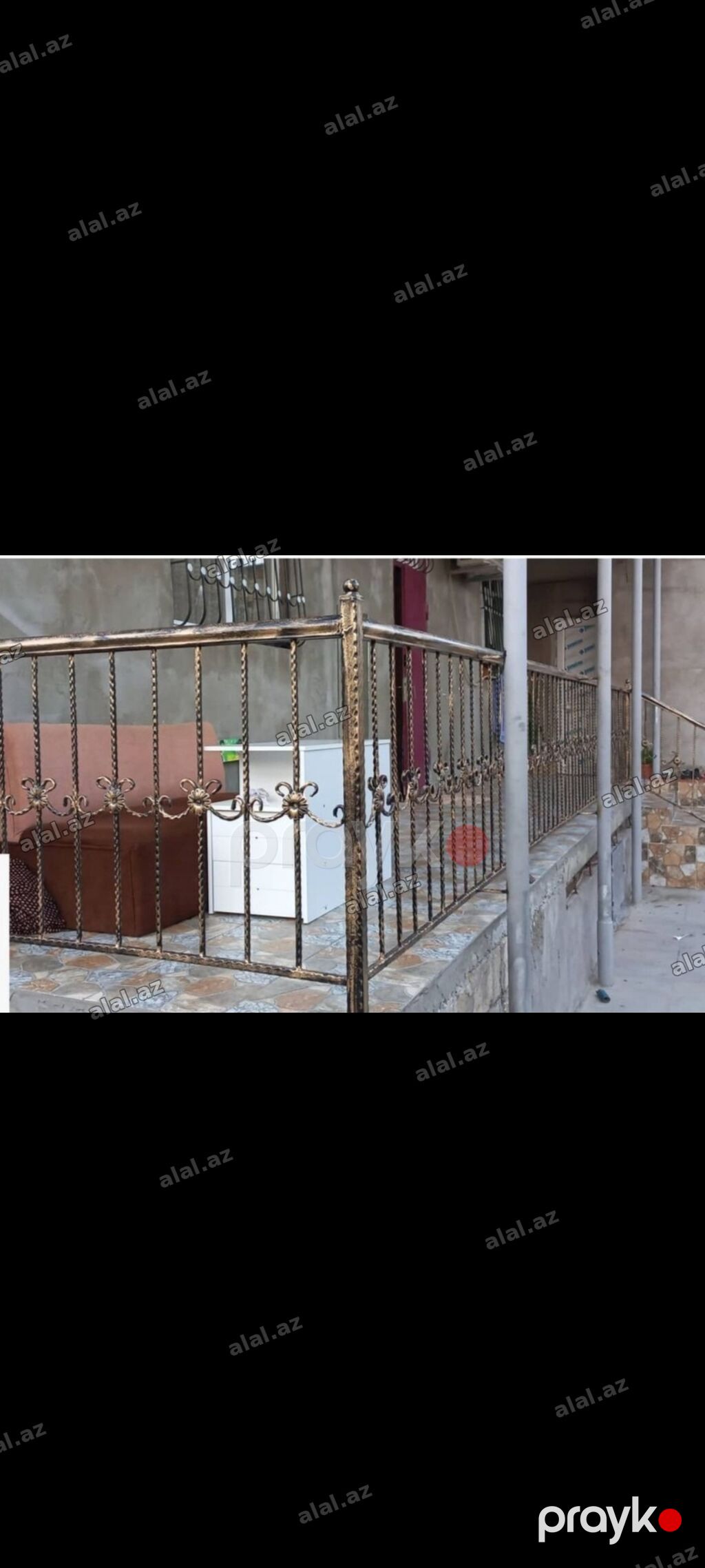 Balkon məhəccəri, Dəmir, Ödənişli çatdırılma, Pulsuz çatdırılma — Mallar, Bakı (3)