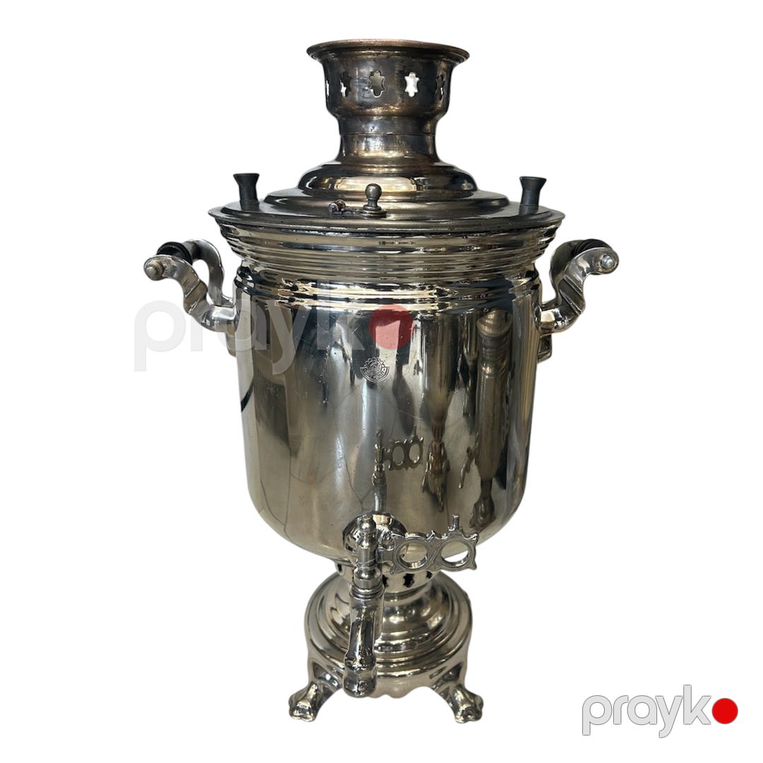 Samovar 2560698, latun/mis, gümüşü, 7 l — Mallar, Bakı (3)