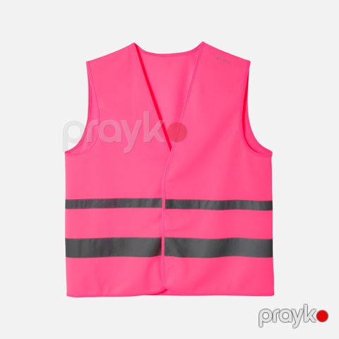 Kişilər üçün velosiped jileti Decathlon 8749911, çəhrayı, poliester, ölçü M/L