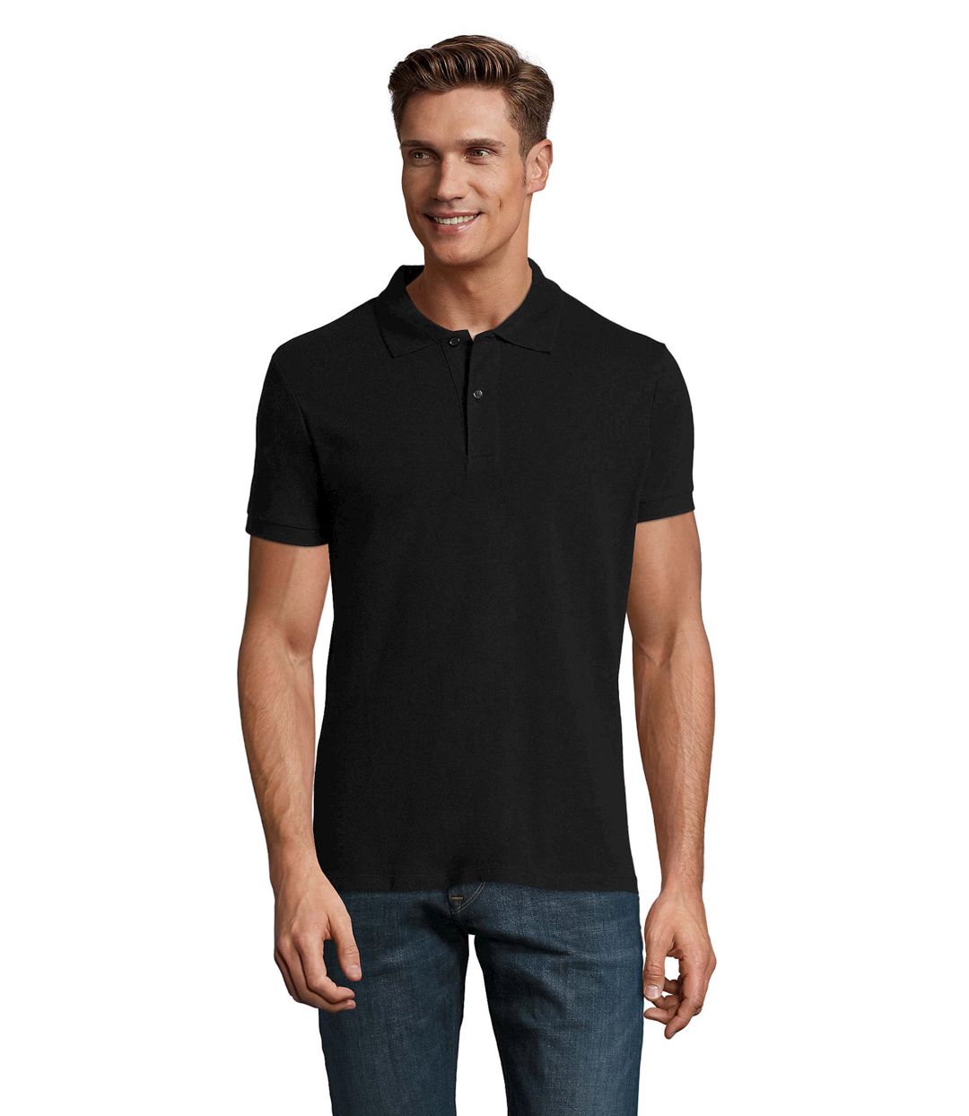 Kişilər üçün polo Sol's 11346312, qara, pambıq, ölçü 3XL — Mallar, Bakı