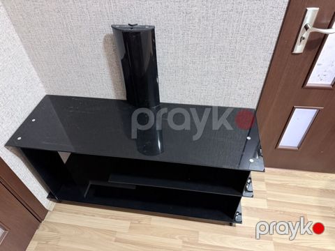 Qara şüşə TV stendi / media konsolu Televizor altlıqı hecbir cati — Bakı