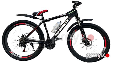 Velosiped Anmier 24", qara/qırmızı — Bakı