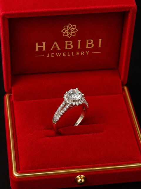 Üzük qadınlar üçün Habibi Jewellery HJ697, gümüş 925 əyar, 3.43 q — Bakı