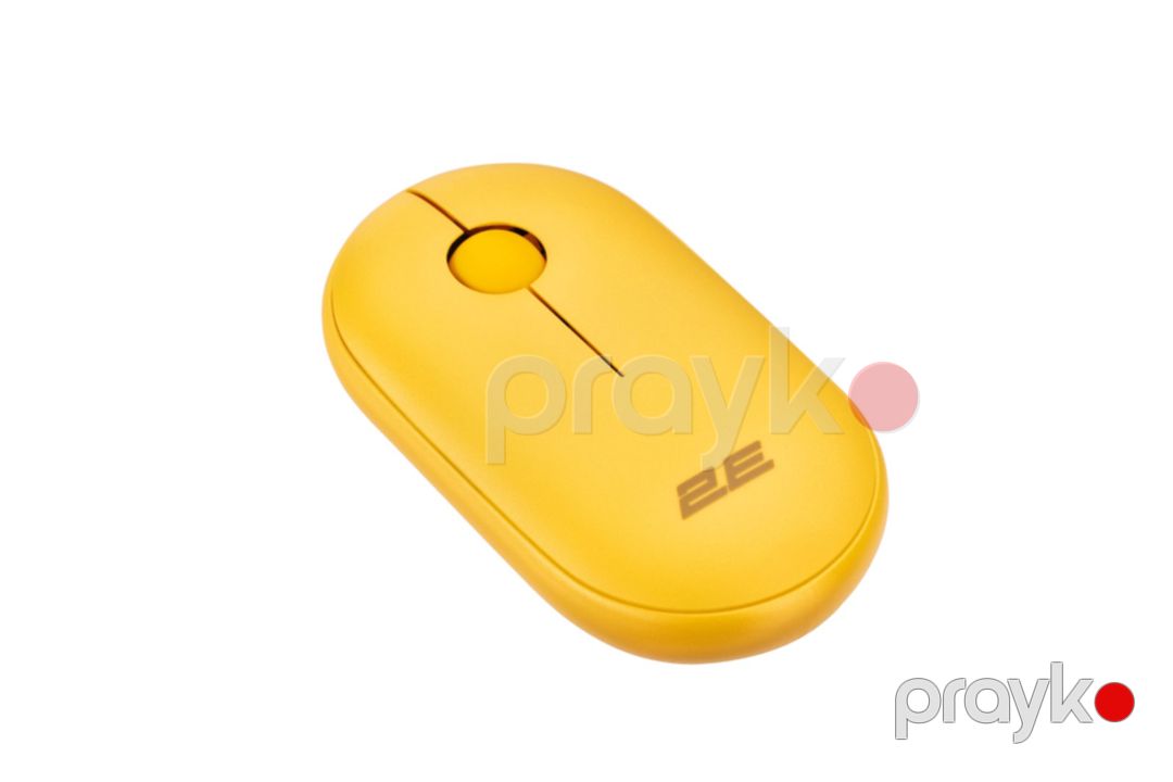 2E MF300 Silent Simsiz Mouse, Sunny Yellow — Periferik cihazlar, Bakı (2)