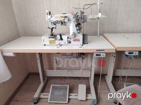 Yamata FY5200 seriyası sənaye tipli overlok tikiş maşını və stol — Bakı