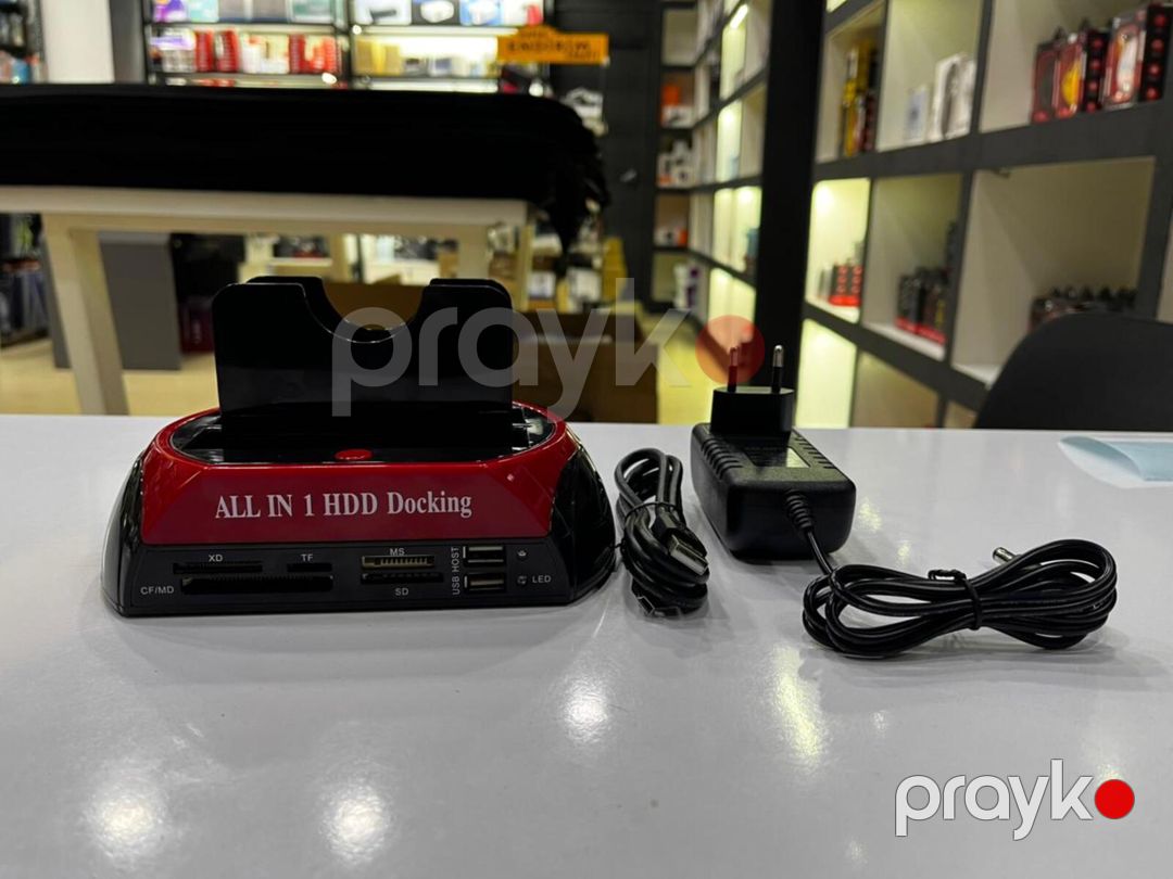 USB Docking Triple Hdd Reader + Card Reader — Periferik cihazlar, Bakı (2)