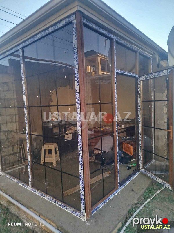 Plastik qapı və pəncərə sifarişi və təmiri — Pəncərələr, qapılar, balkonlar, Bakı (2)