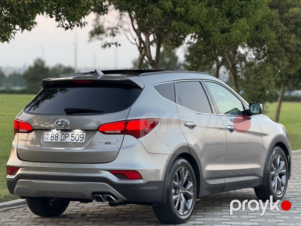 Hyundai Santa Fe, 2.0 L, 2018 il, 126 100 km — Avtomobillər, Bakı (5)