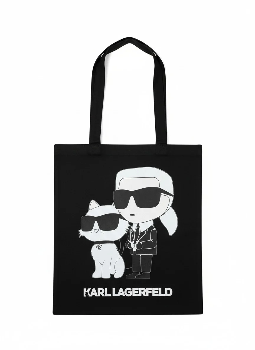Çiyin çantası Eco Bag Karl & Pisik 35x40sm — Bakı