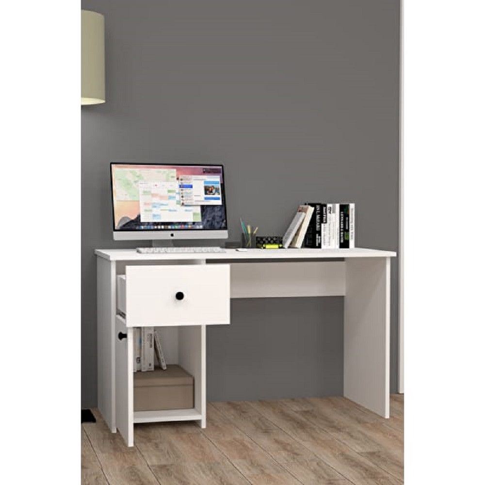 Yazı masası MV_13900356, Ldsp, 120x55.2x70.8 sm, ağ — Mallar, Bakı (2)