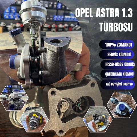 "Opel Astra H 1.3" turbosu — 300 ₼ · Bakı, Binəqədi · Ehtiyat hissələri və aksesuarlar "Opel Astra H 1.3" turbosu — Bakı