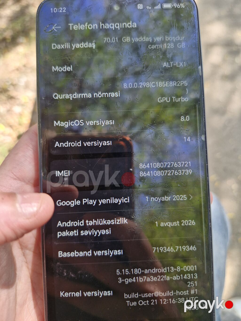 Honor X7c, 128 GB, rəng - Yaşıl — Honor, Digah (5)