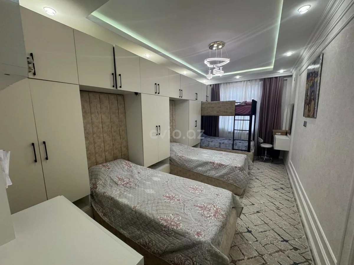 Kirayə 3 otaqlı mənzil İnşaatçılar metrosu yaxınlığında — Mənzil, Bakı (8)