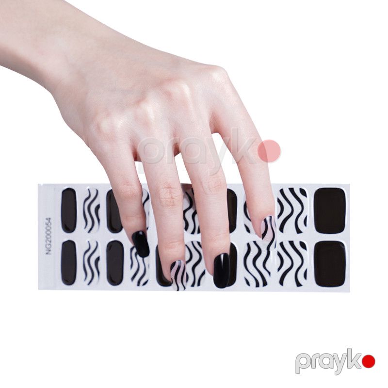 Taxma dırnaq yapışqan-gel NG200054 Beautech Gel Nail Wraps 20 Tips — Mallar, Bakı (2)
