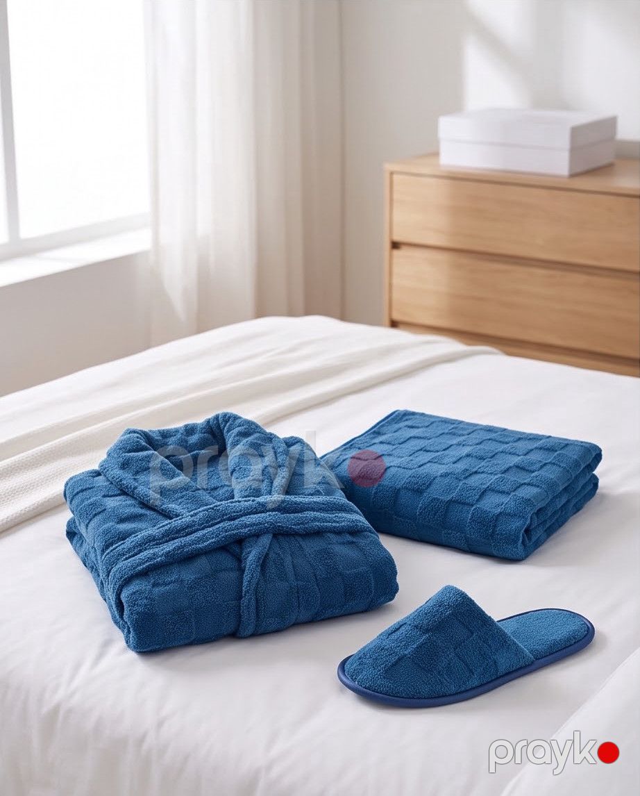 Hamam xələti dəsti kişilər üçün Velora, göy, mikrofiber, ölçü XL — Mallar, Bakı (2)
