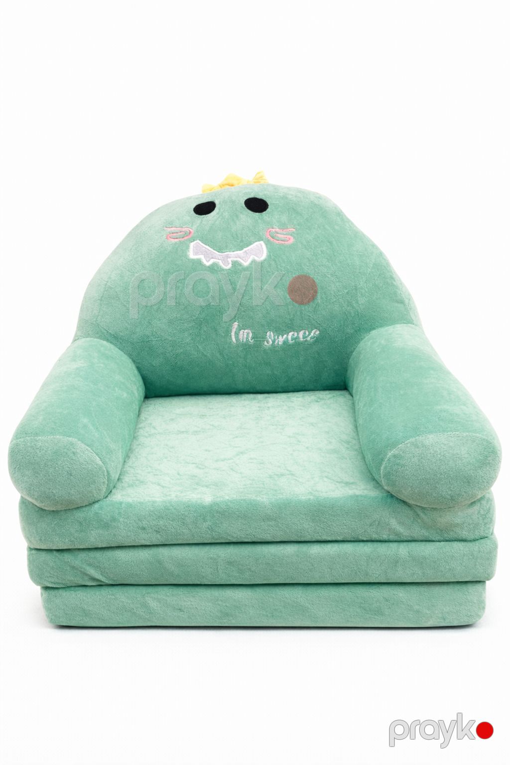 Uşaqlar üçün kreslo Dino, yaşıl, 50x27 sm — Mallar, Bakı