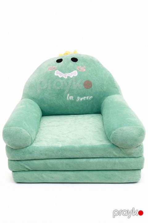 Uşaqlar üçün kreslo Dino, yaşıl, 50x27 sm — Bakı