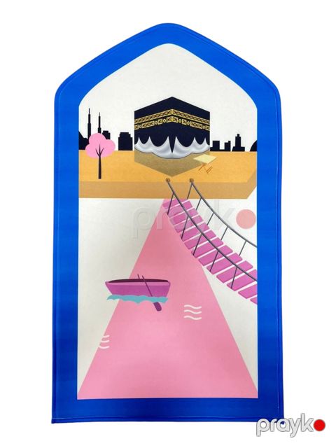 Namaz xalçası uşaqlar üçün UMG_00010, süngərli, 50x70 sm — Bakı