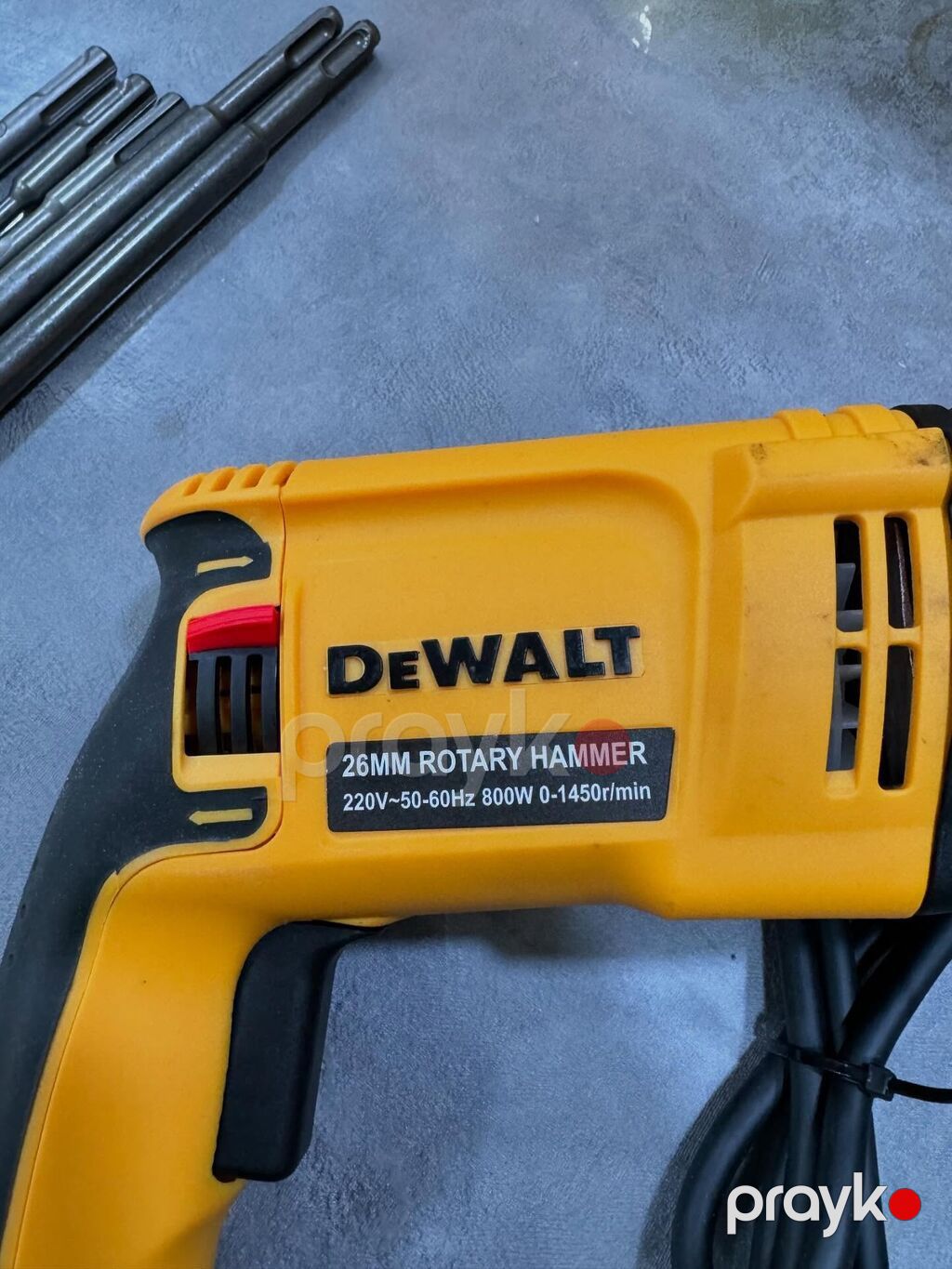 Dewalt 26 mm Rotary Hammer – zərbəli deşmə və oyma işləri üçün peşəkar — Perforatorlar, Digah (2)