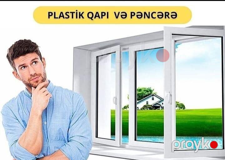 Plastik qapı və pəncərə sifarişi — Pəncərələr, qapılar, balkonlar, Bakı (3)