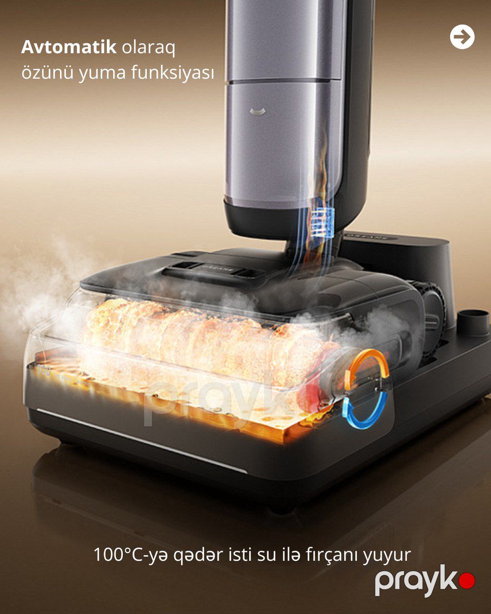 Vacuum Cleaner Dreame H16 Pro Steam Wet and Dry Vacuum (HHR48F) EU — Ev texnikası, Bakı (3)