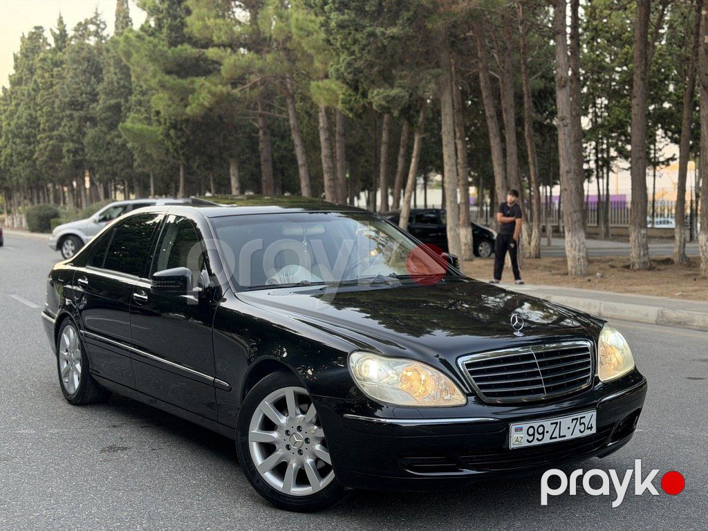 Mercedes S 350, 3.7 L, 2003 il, 320 877 km — Avtomobillər, Sumqayıt (4)