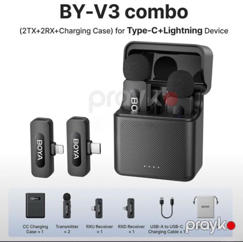 Boya V3 combo Boya V3 compo. Prafisional yaxa mikrafonu. Etrafin — Bakı