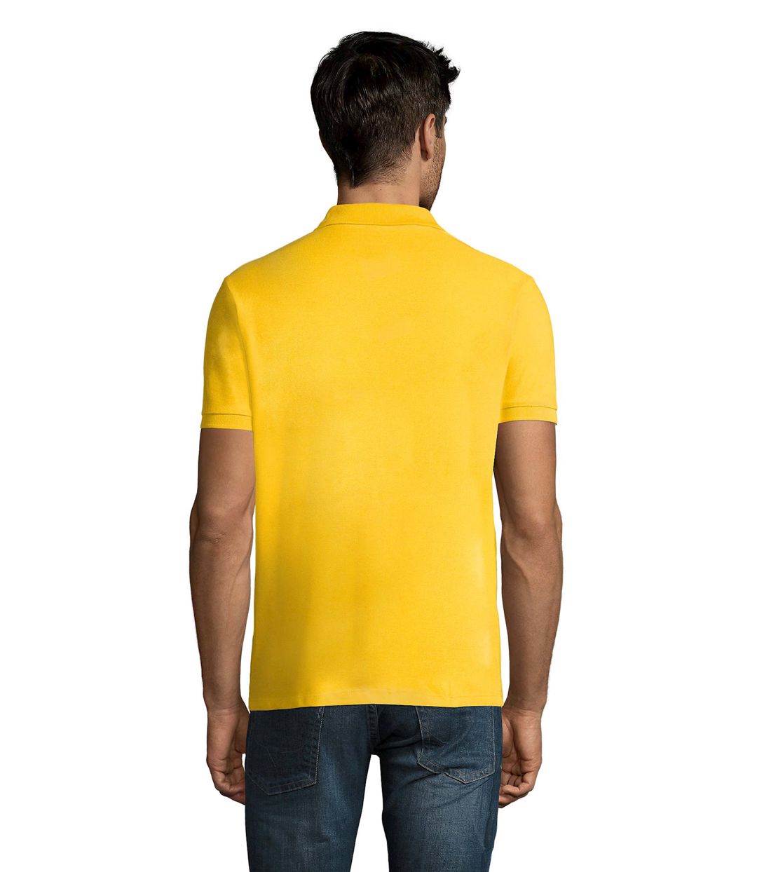 Kişilər üçün polo Sol's 11346301, sarı, pambıq, ölçü S — Mallar, Bakı (2)