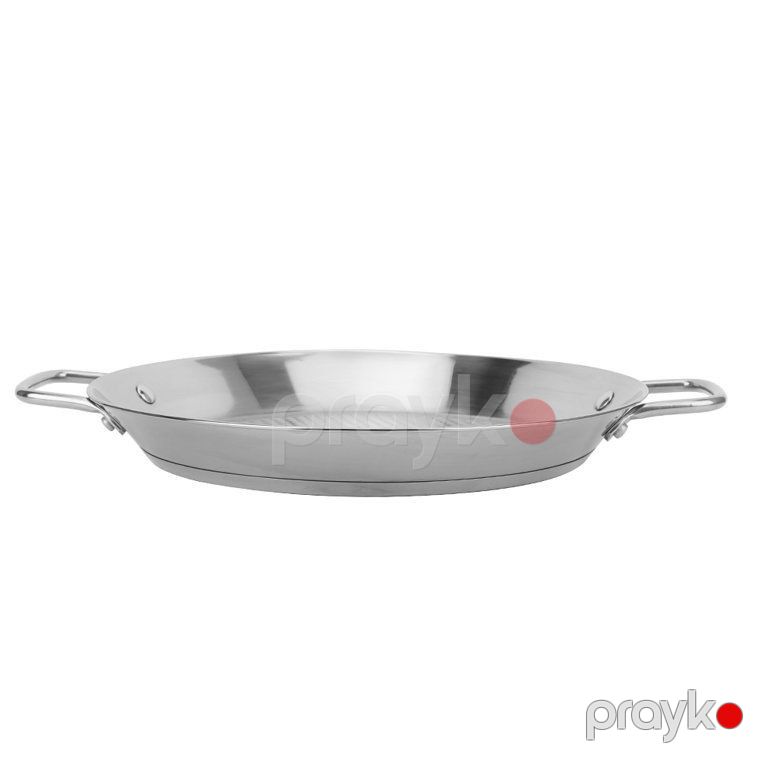Tava, paslanmayan polad, gümüşü, 24 sm — Mallar, Bakı (3)