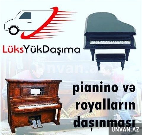 Pianino və röyalların daşınması — Bakı