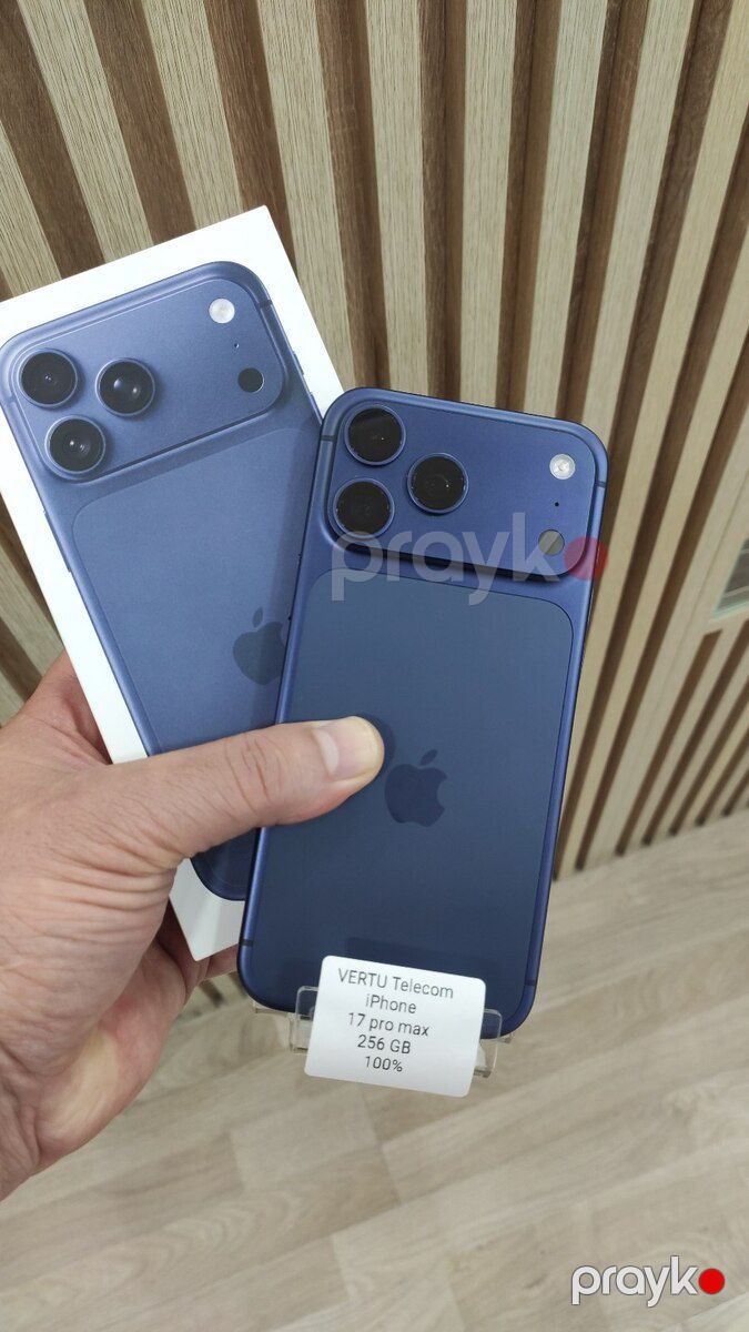 Apple iPhone 17 Pro Max Deep Blue 256GB/12GB — Smartfonlar, Bakı (3)