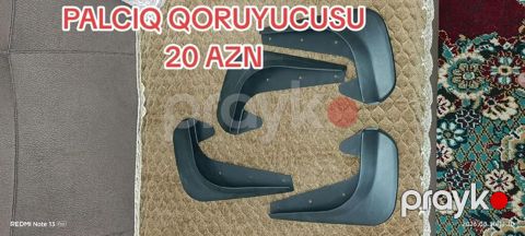 Avtomobil üçün palçıq qoruyucuları (4 ədəd dəst) - Material: elastik — Gəncə