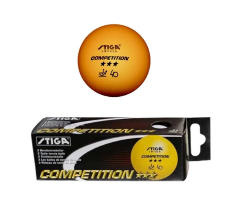 Ping-pong üçün top dəsti Stiga, 3 əd, sarı - WS0880 — Bakı